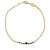 Accessories * | Anni Lu Accessories Black 'Bead & Gem 22' Bracelet