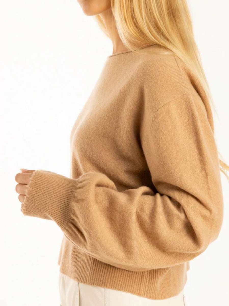 Clothing * | Crush 'Cos' Frayed Wide Sleeve Jumper Clothing