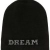 Accessories * | Warm Me Accessories 'Damian Dream Black Crystal Hat'