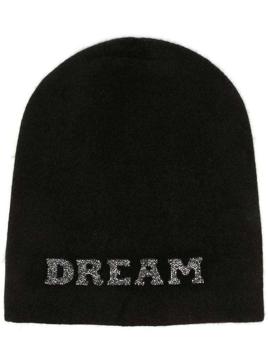 Accessories * | Warm Me Accessories 'Damian Dream Black Crystal Hat'