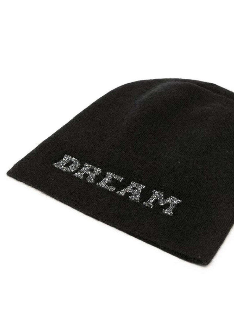 Accessories * | Warm Me Accessories 'Damian Dream Black Crystal Hat'