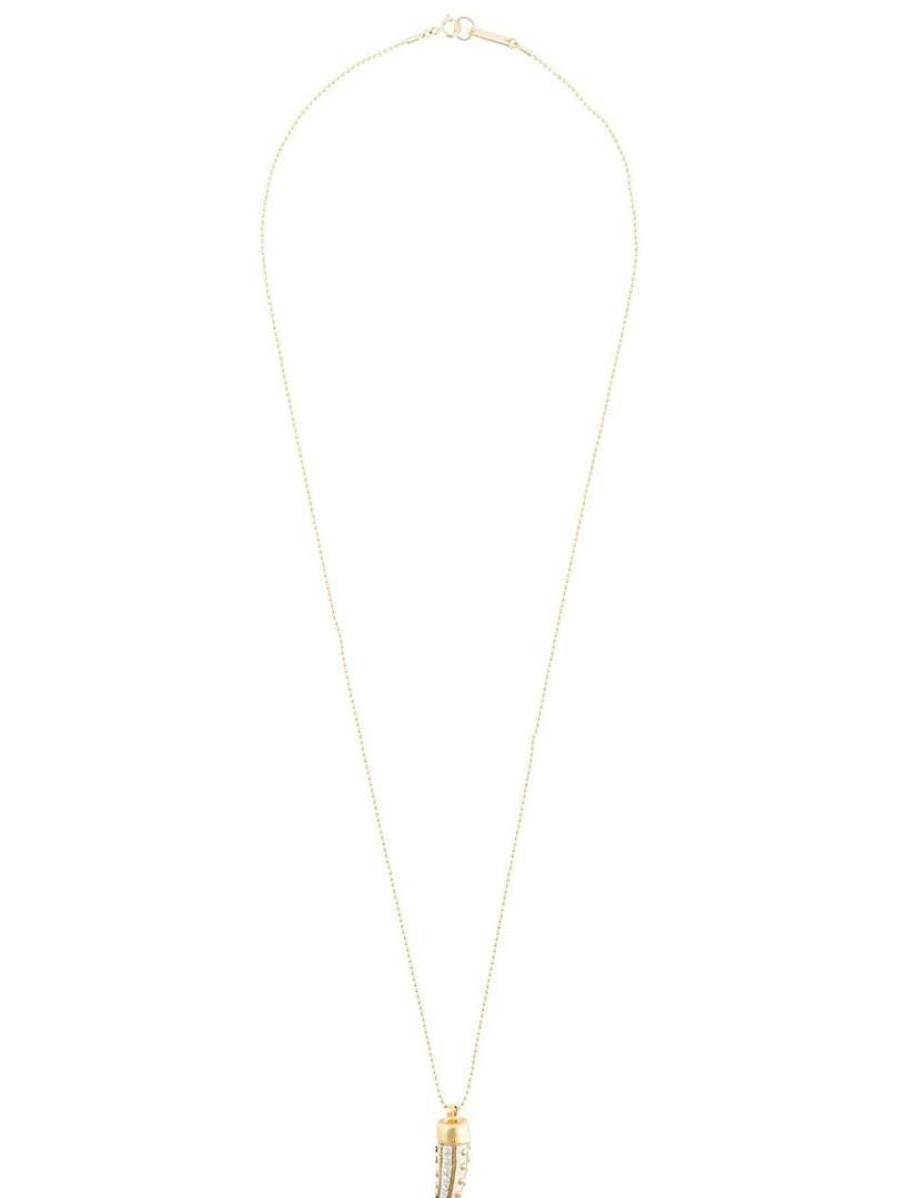 Accessories * | Isabel Marant 'Sautoir E' Horn Pendant Necklace