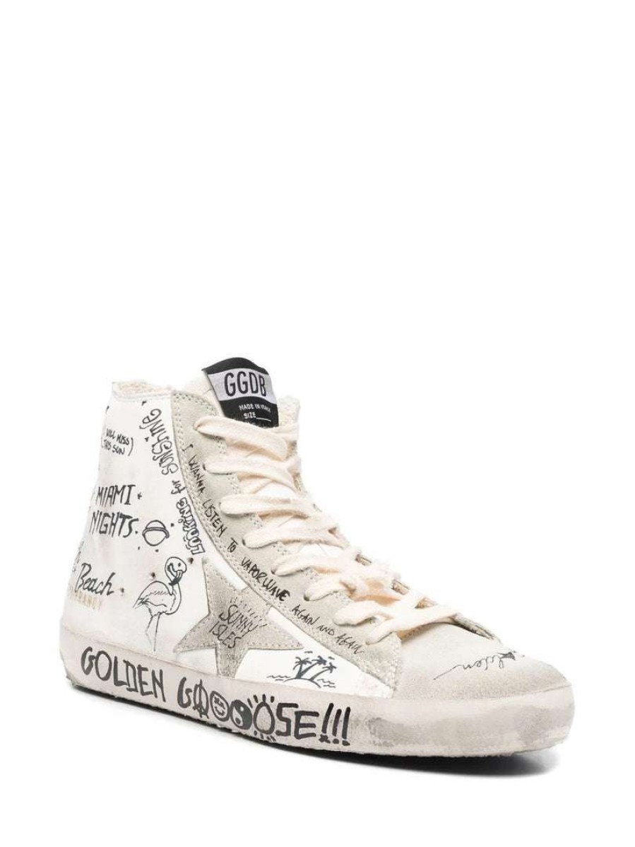 Shoes * | Golden Goose 'High Top Doodle Trainers' Shoes