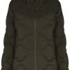 Clothing * | Moncler Military Green 'Lepturus' Hooded Bomber Jacket