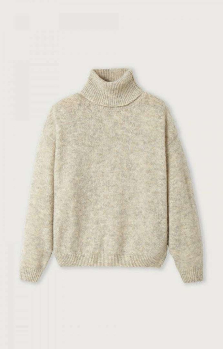 Clothing * | American Vintage 'East' Polo Neck Knit Sweater Clothing