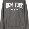 Clothing * | Anine Bing 'Ramona' New York Sweatshirt Clothing