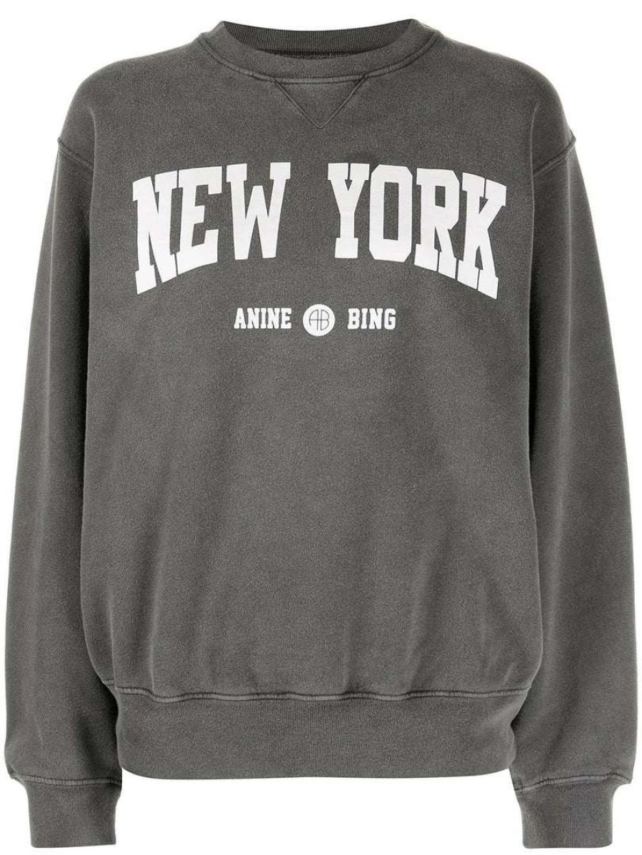 Clothing * | Anine Bing 'Ramona' New York Sweatshirt Clothing