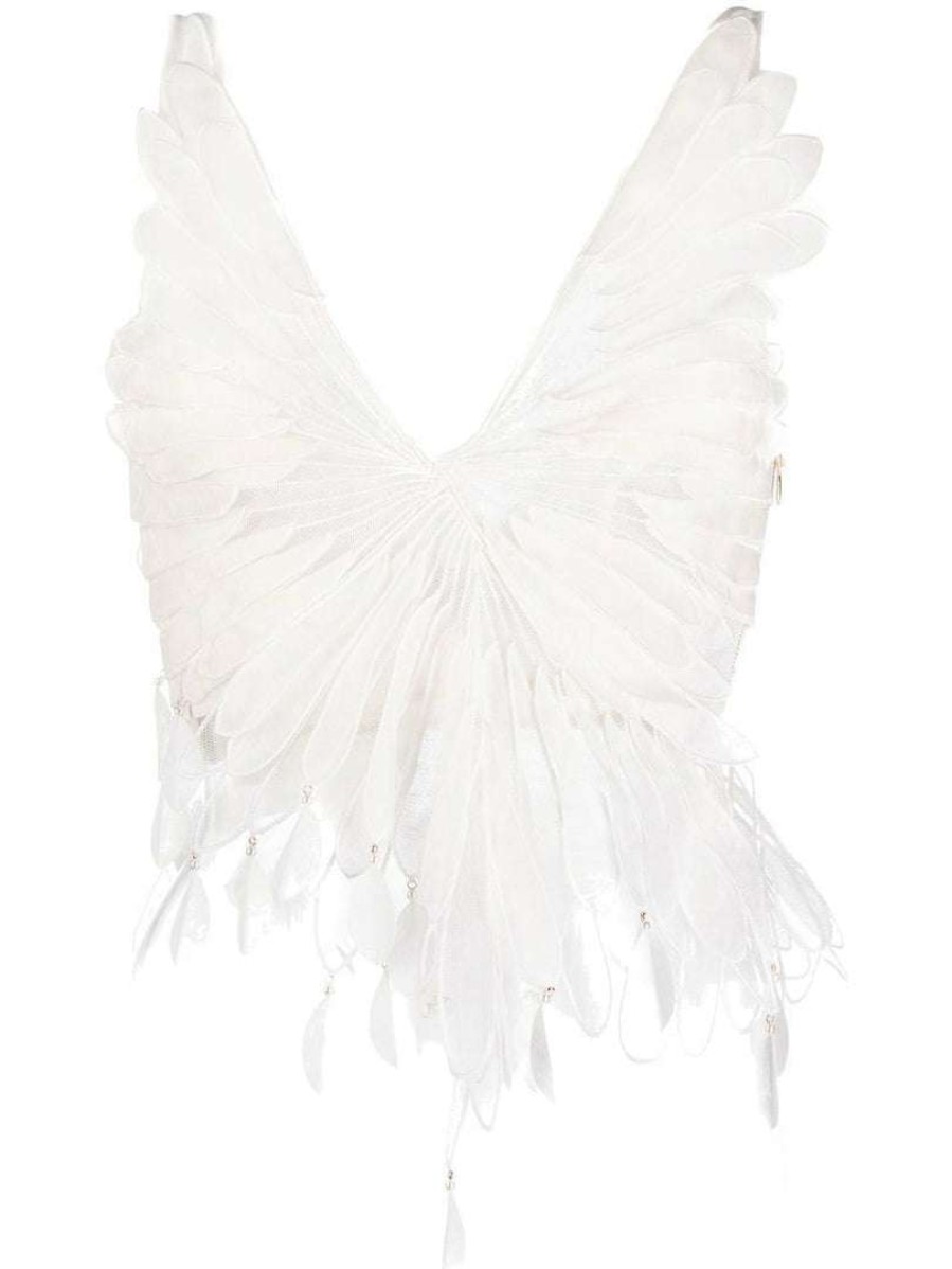 Clothing * | Zimmermann 'Rhythmic Embroidered Bodice Top'