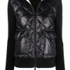 Clothing * | Moncler 'Black Padded Wool Cardigan'