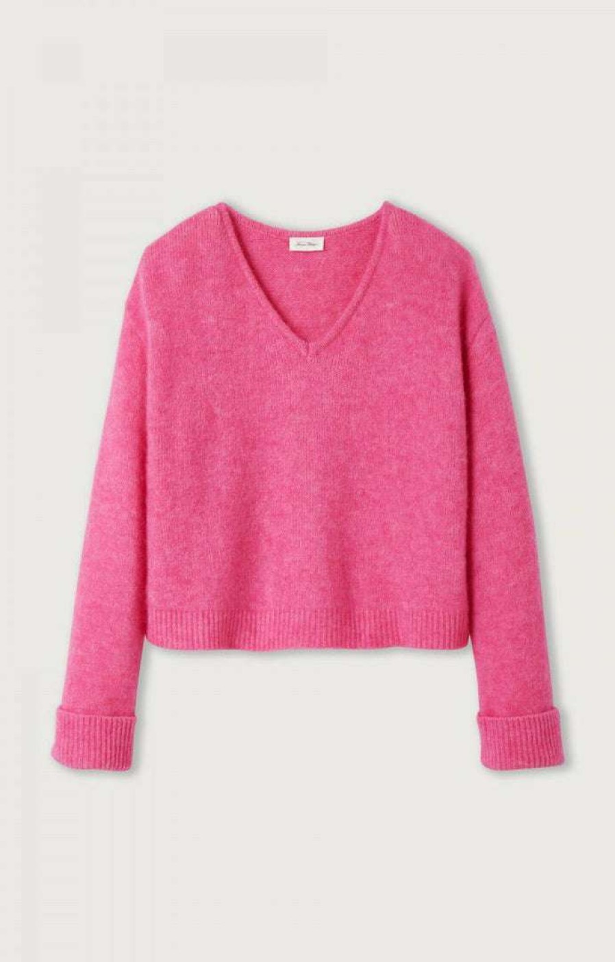 Clothing * | American Vintage Pink 'East 18H Vn' Knit Sweater