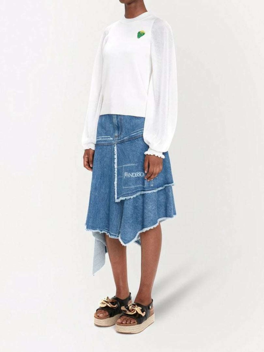 Clothing * | Jw Anderson 'Layered Hem Skirt'