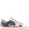 Shoes * | Golden Goose 'Super-Star' Iridescent Leopard Sneakers