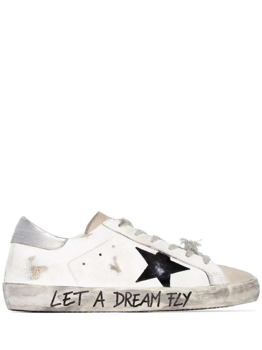 Shoes * | Golden Goose Shoes 'Superstar Distressed Trainers'