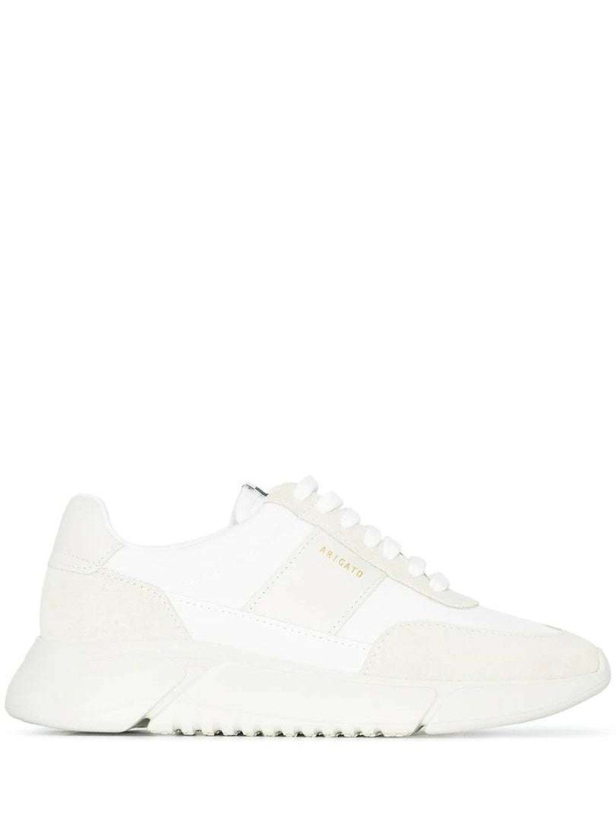 Shoes * | Axel Arigato White And Beige 'Genesis Vintage Runner Trainers'