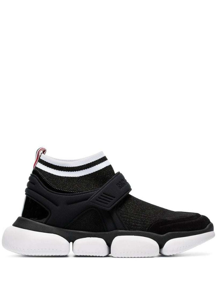 Shoes * | Moncler 'Velcro Strap Sock Trainers'