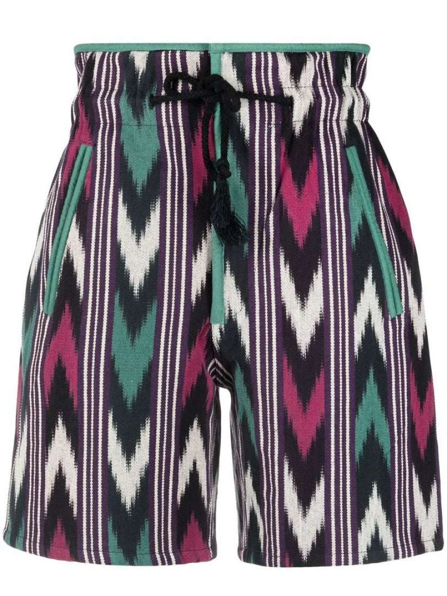 Clothing * | Isabel Marant Etoile 'Linima' Graphic Print Shorts Clothing