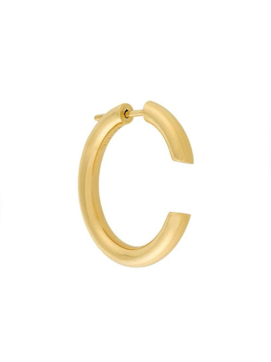 Accessories * | Maria Black 'Disrupted 22' Hoop Earring Jewellery Gold