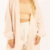 Clothing * | Crush Clothing Oversized 'Wagga Wagga' Tie Waist Cardigan