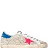 Shoes * | Golden Goose Shoes 'Super-Star' Distressed Leopard Sneakers