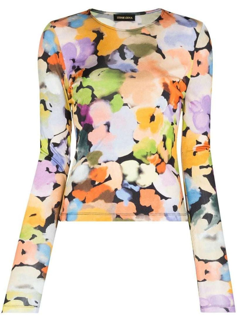 Clothing * | Stine Goya 'Nova' Printed Long Sleeve Top