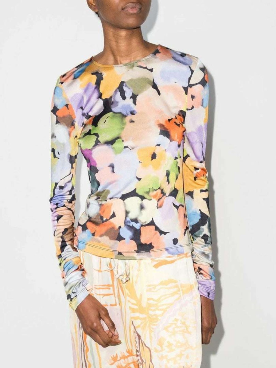 Clothing * | Stine Goya 'Nova' Printed Long Sleeve Top