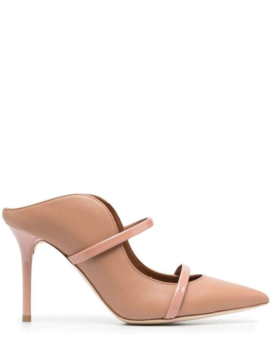 Shoes * | Malone Souliers 'Maureen Ms 85-2' Nude Blush Mules Shoes