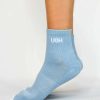 Accessories * | Soxygen Accessories Unisex Blue 'Ugh' Ankle Socks