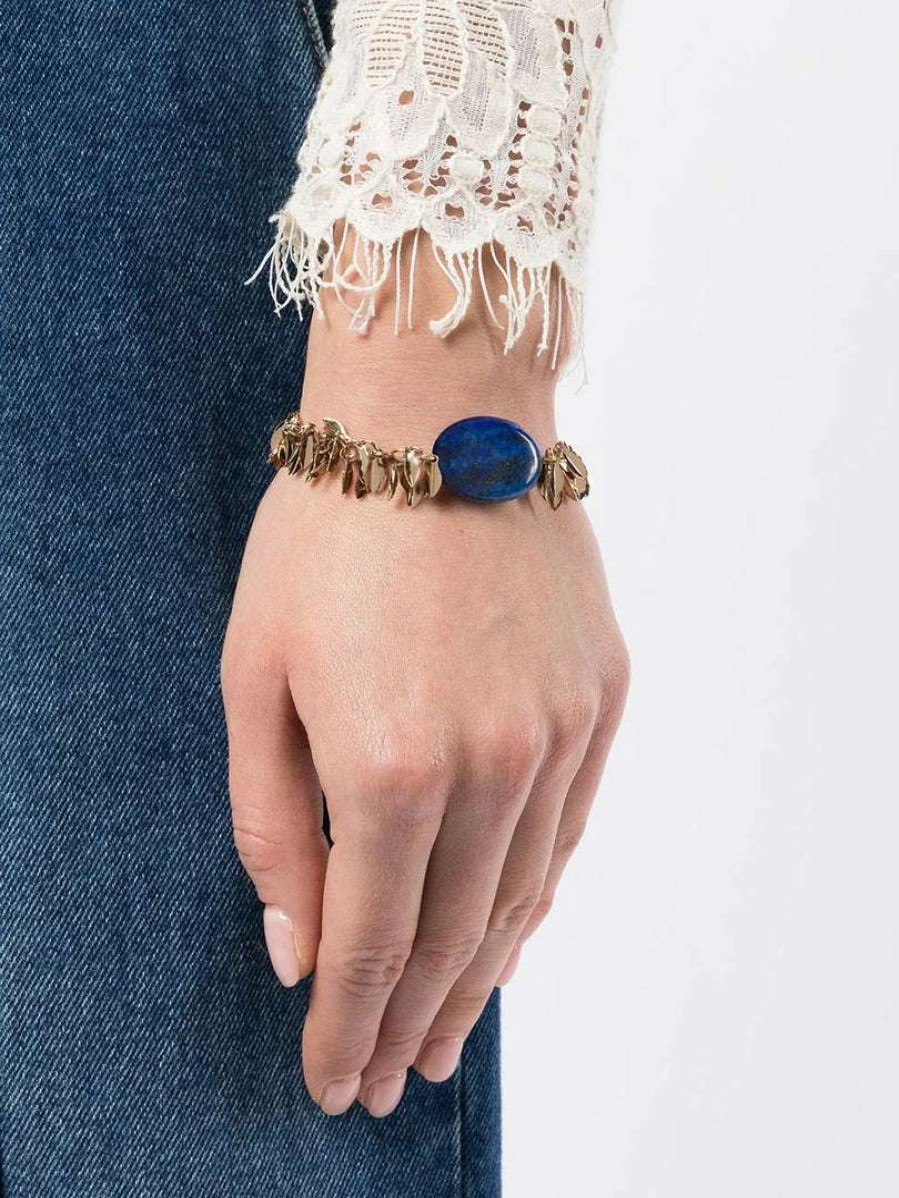 Accessories * | Isabel Marant Accessories Blue 'Stones Bracelet'