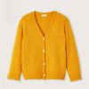 Clothing * | American Vintage Orange 'East 19G' Knit Cardigan