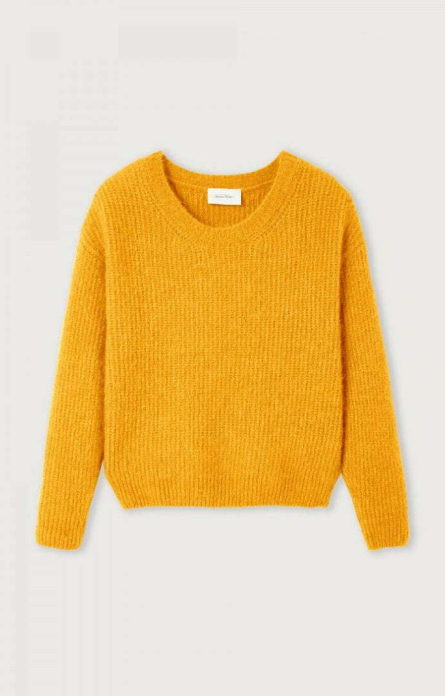 Clothing * | American Vintage Orange 'East Rn' Knit Sweater Clothing