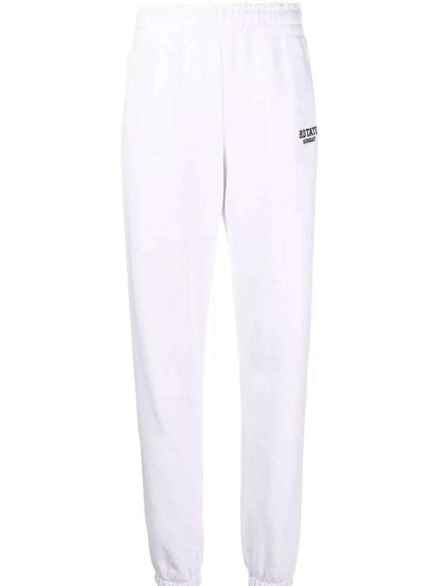 Clothing * | Rotate Clothing 'Mimi' White Logo Sweatpants