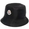 Accessories * | Moncler 'Logo Patch Bucket Hat'