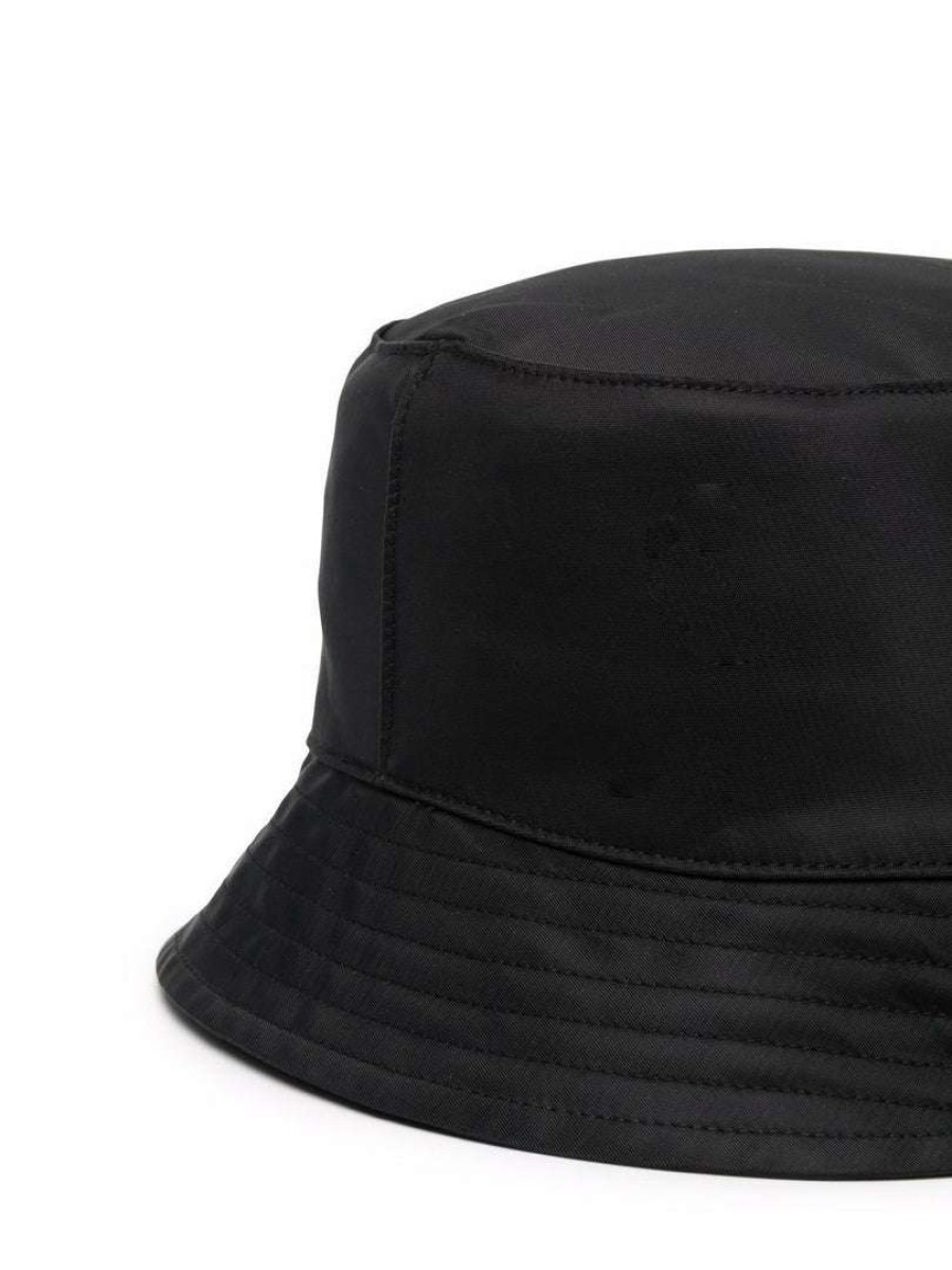 Accessories * | Moncler 'Logo Patch Bucket Hat'