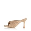 Shoes * | Alias Mae Beige 'Flora' Woven Mules Shoes