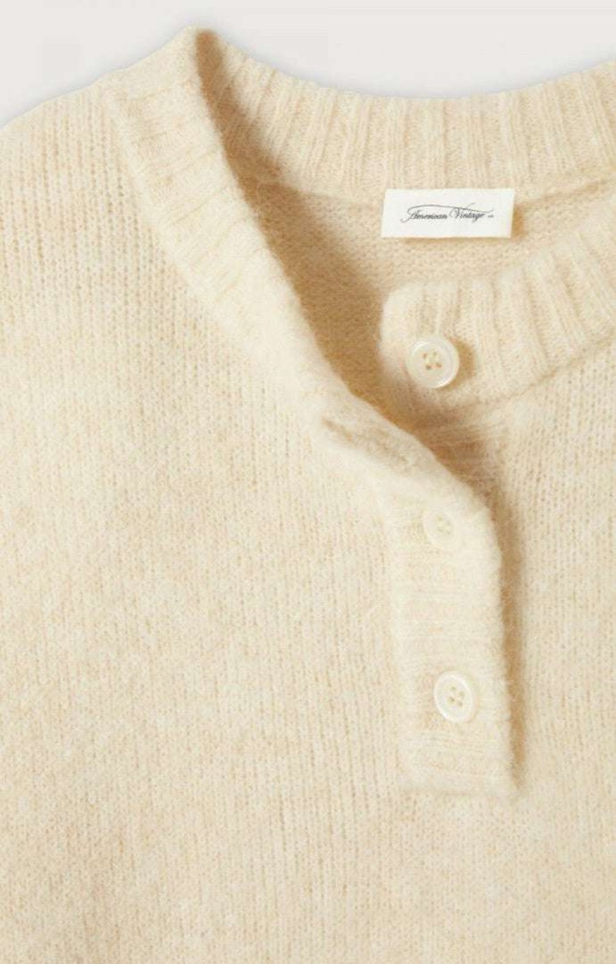 Clothing * | American Vintage 'East 18J' Front Button Knit Sweater Clothing