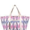 Bags * | Isabel Marant Ecru 'Warden' Large Woven Tote Bag