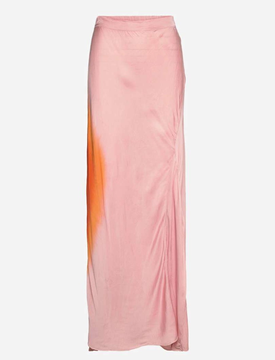 Clothing * | Rabens Saloner Pink 'Tamara' Eclipse Tie Dye Skirt Clothing