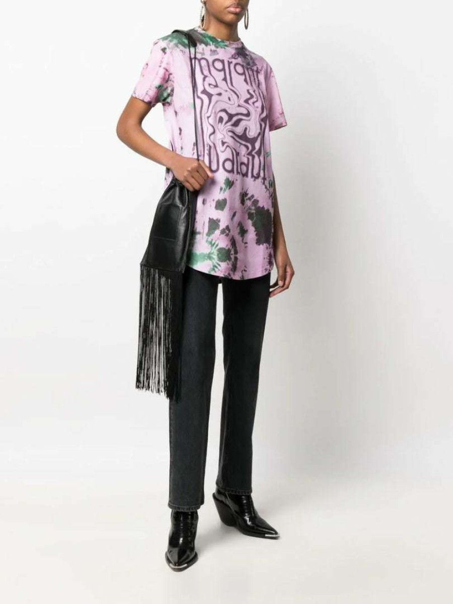 Clothing * | Isabel Marant Etoile Clothing Purple 'Edwige' T-Shirt