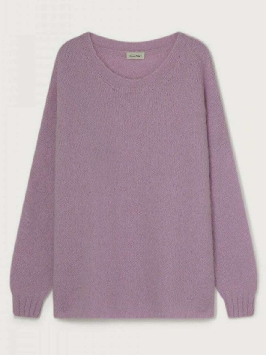 Clothing * | American Vintage Clothing Purple Oversized 'Pinobery' Sweater