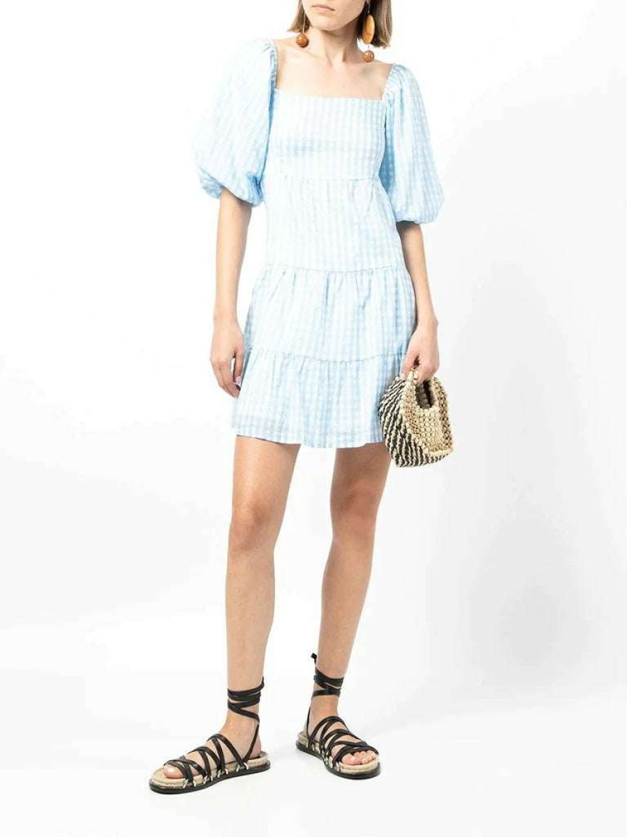 Clothing * | Faithfull The Brand Clothing 'Leilani' Gingham Mini Dress