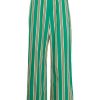 Clothing * | Baum Und Pferdgarten Green 'Naironi' Striped Trousers