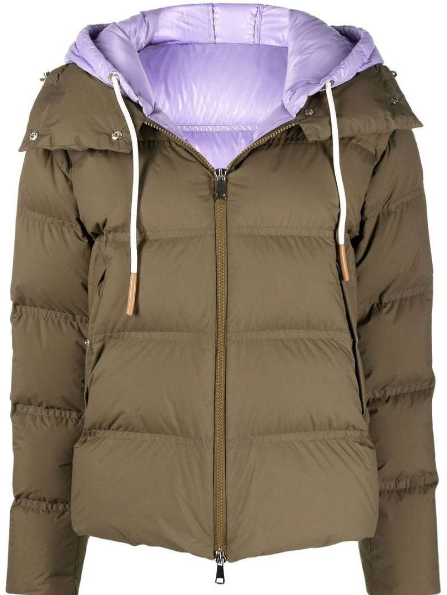 Clothing * | Moncler Green And Lilac 'Loctudy' Jacket