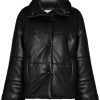 Clothing * | Nanushka Clothing Oversized 'Hide' Vegan Leather Puffer Jacket