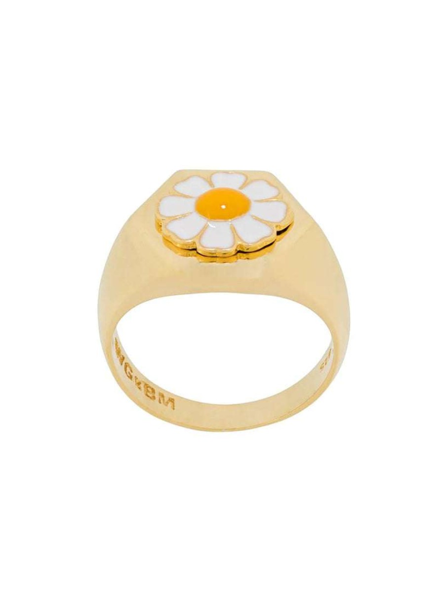 Accessories * | Wilhelmina Garcia 'White Daisy Ring'