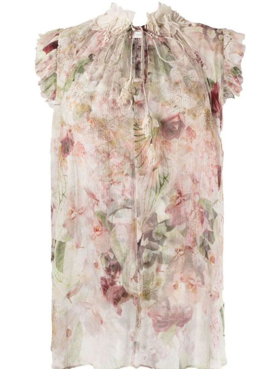 Clothing * | Zimmermann 'Dancer Flutter Tank Top'