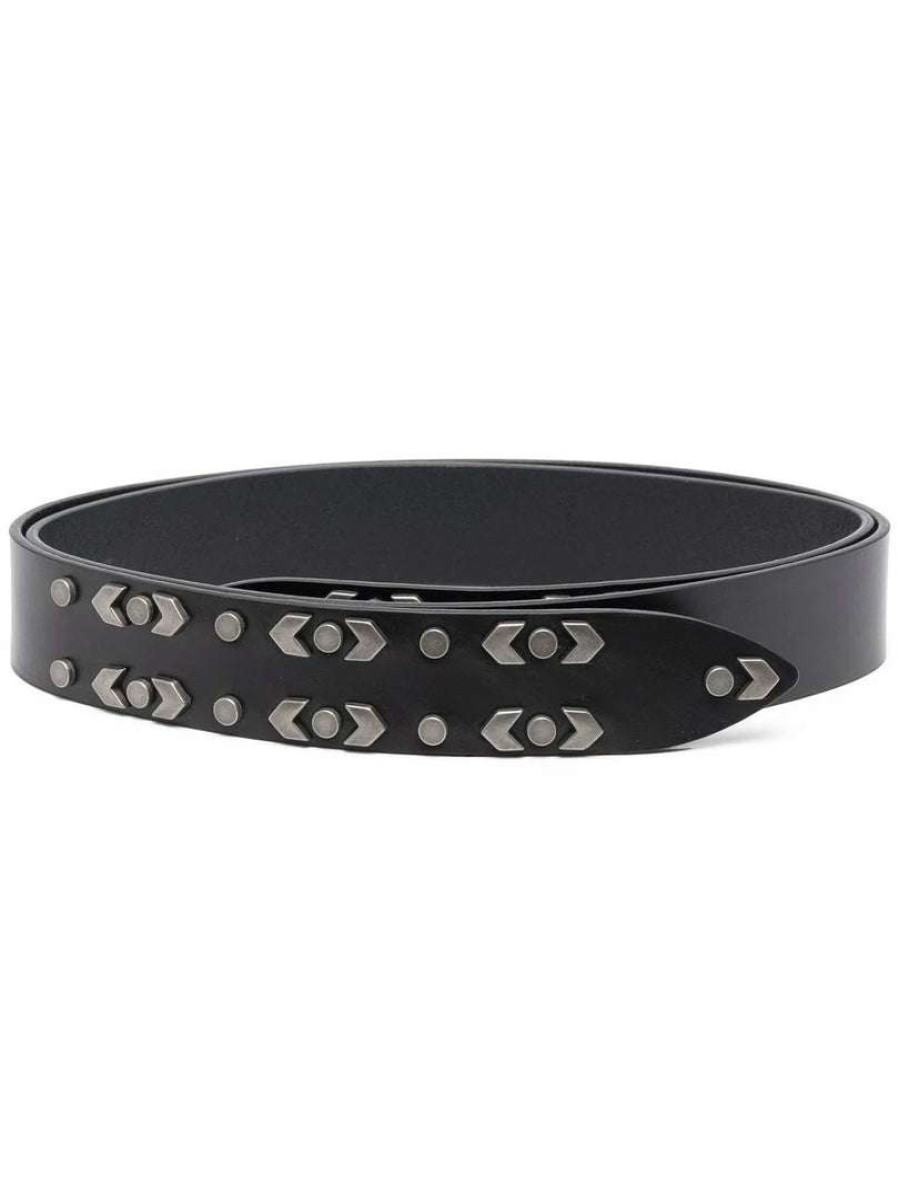 Accessories * | Isabel Marant 'Lecce' Silver Stud Belt