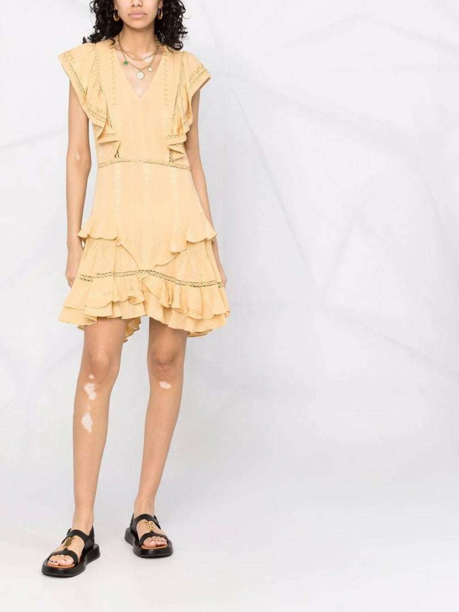 Clothing * | Isabel Marant Etoile Honey 'Jaudrey' Lace Mini Dress Clothing