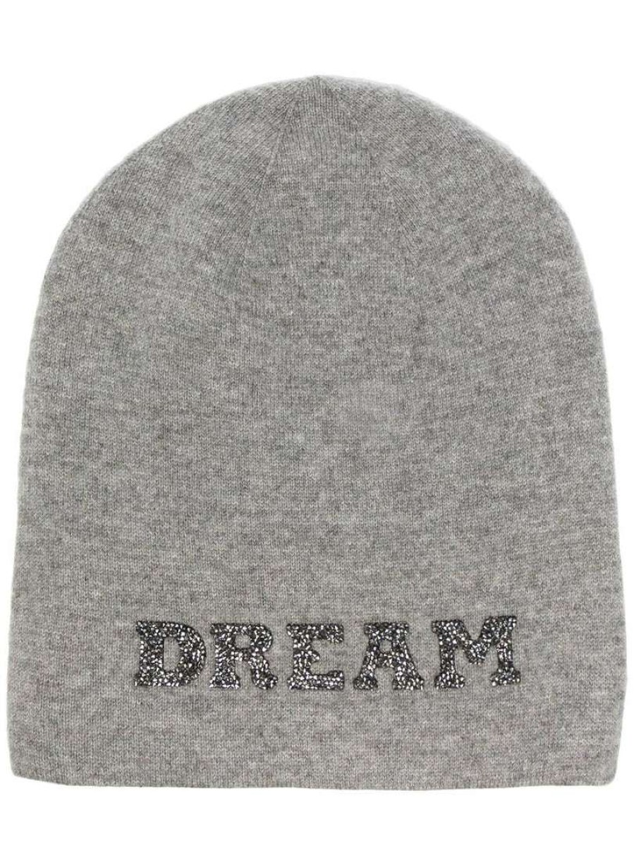 Accessories * | Warm Me Grey 'Damian Dream Black Crystal Hat' Accessories