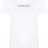 Clothing * | Moncler White 'Same But Different' T-Shirt