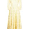 Clothing * | Rixo London Yellow 'Kristen' Midaxi Dress